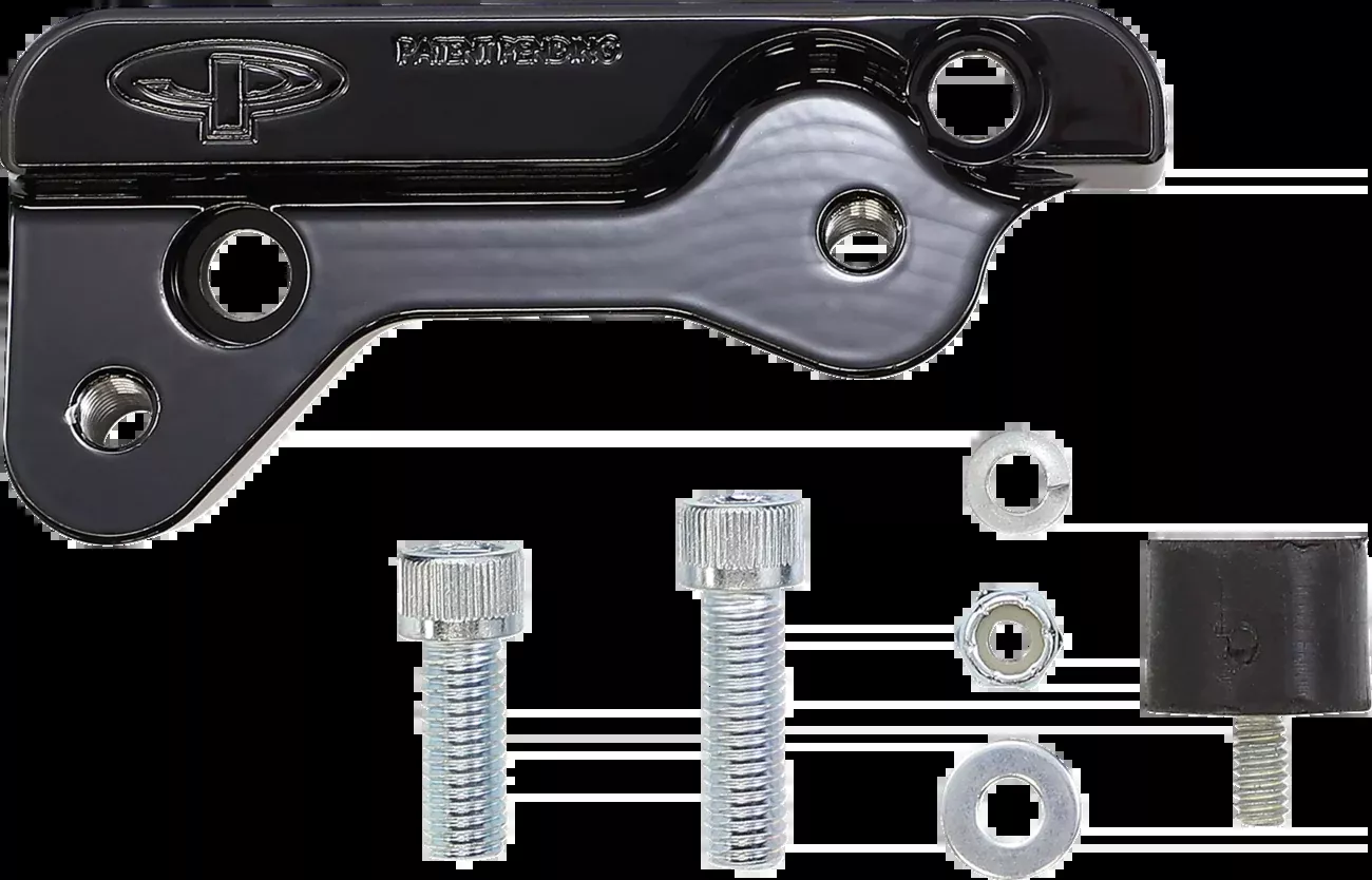 Paul Yaffe Black FIX-Stand Angle Block Kickstand for 2018-2024 Harley Softail