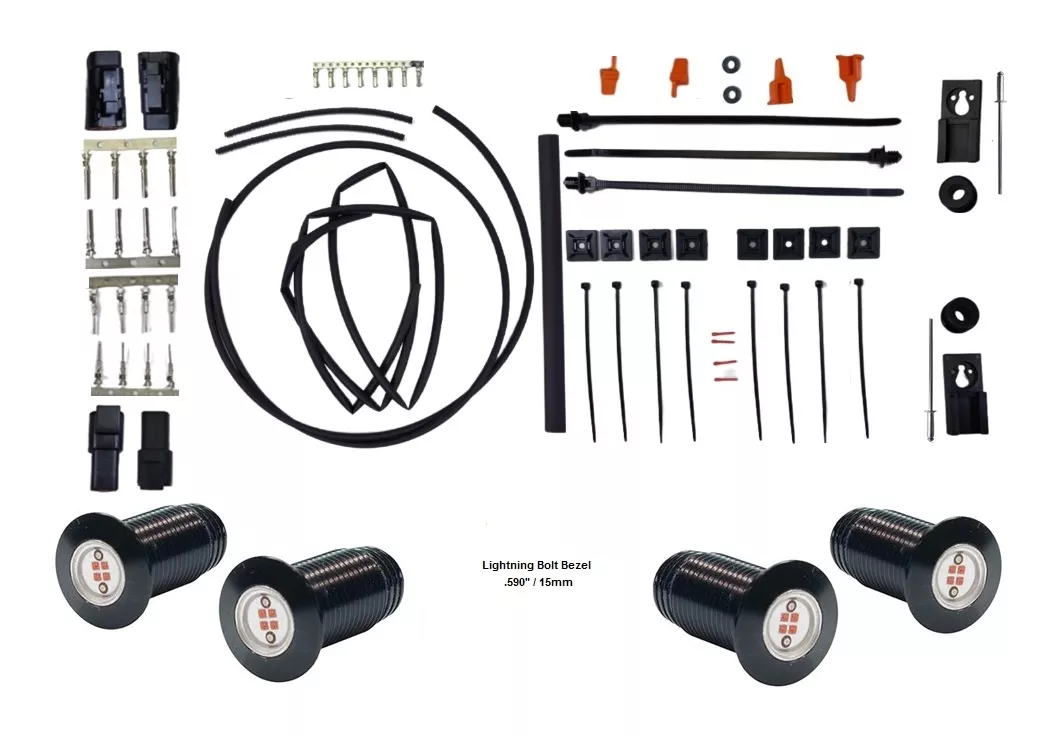 Paul Yaffe Lightning Bolts Bag Bolts Brake Light Kit