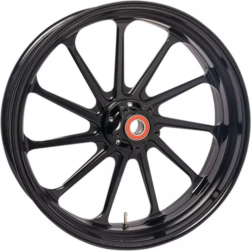 Performance Machine 18" One-Piece Aluminum Front Wheel for 2008-2023 Harley Touring - Assault Black
