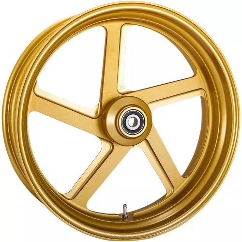 Performance Machine 21" One-Piece Aluminum Front Wheel for 2008-2021 Harley Touring - Pro-Am Gold Ops