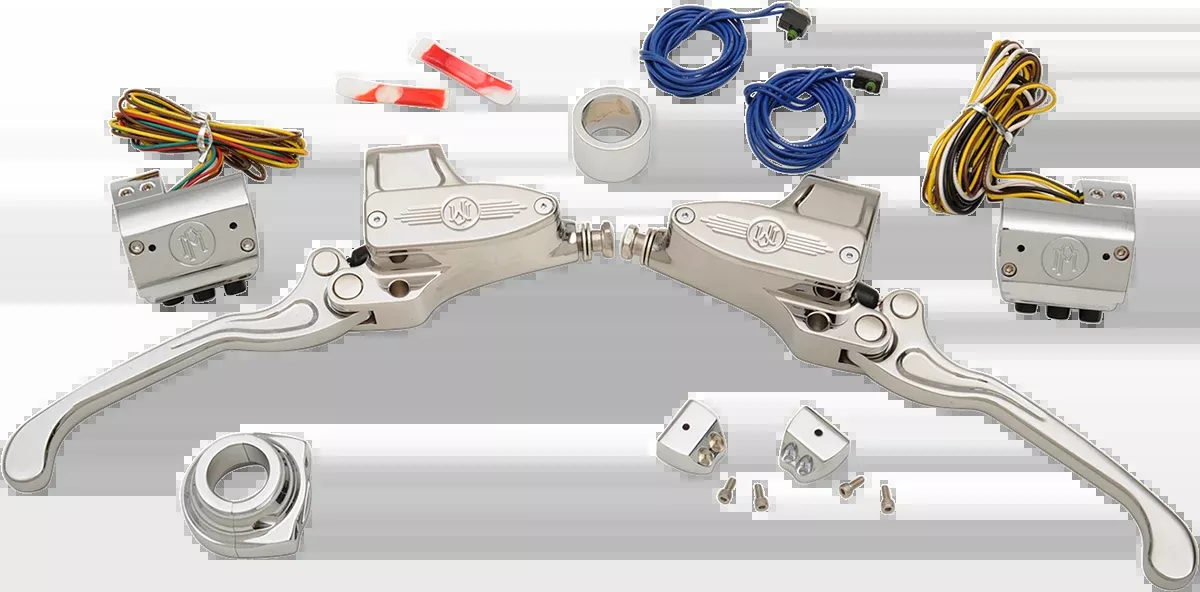Performance Machine 9/16" Handlebar Control Kit 1984-2013 Harley Dyna Softail