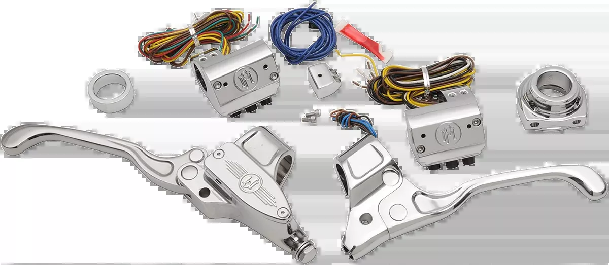 Performance Machine 9/16" Handlebar Control Kit 1984-2013 Harley Touring Softail
