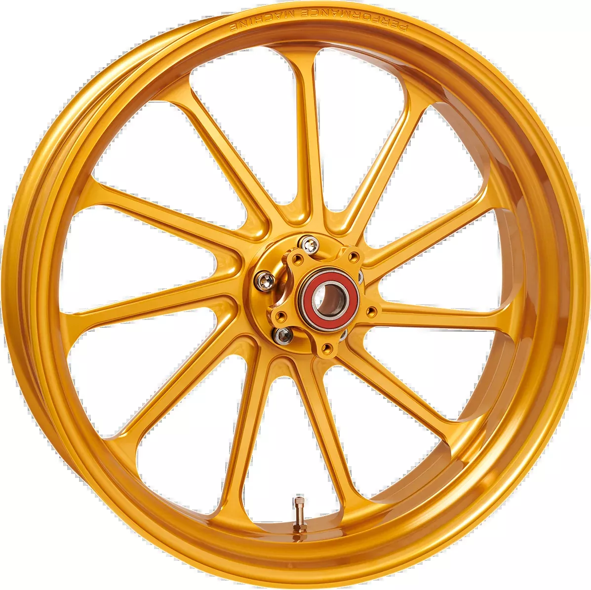 Performance Machine Assault 18 x 5.5 Rear ABS Gold Wheel 2009-22 Harley Touring