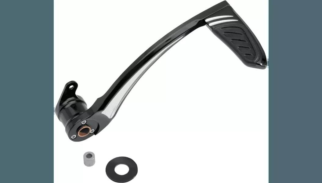 Performance Machine Contour Brake Pedal Contrast Cut (Black) for '97-07 Harley Davidson Touring Models