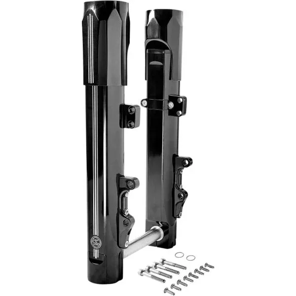 Performance Machine Contrast Lower Fork Leg Dual Disc Phatour 180 Wide Tire Kit