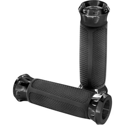 Performance Machine Custom Grips Cable, Black Anodized, Fits most 99-17 Twin Cam and 86-20 XL