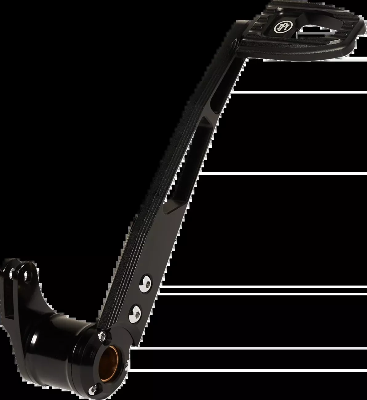 Performance Machine Drifter Black Rear Brake Lever for 2014-2026Harley Touring