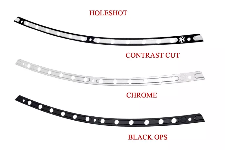 Performance Machine Holeshot Windshield trim for '96-13 FLHT/FLHX/ & H-D FL Trike -Each