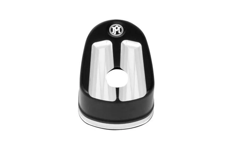 Performance Machine Ignition Switch Cover for '14-17 FLHT/FLHX/FLTR & H-D Trike -Scallop, Contrast Cut