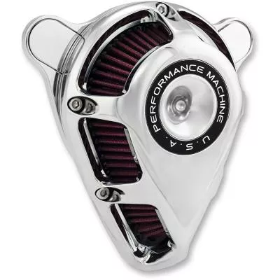 Performance Machine Jet Air Cleaners Chrome