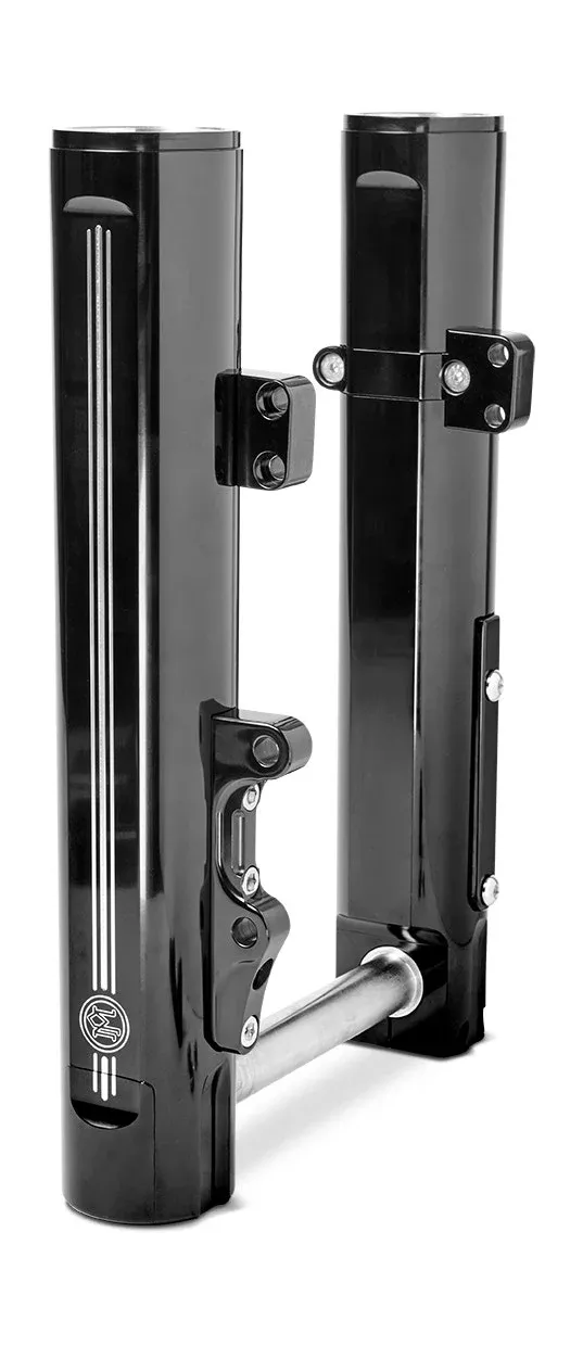 Performance Machine Lower Legs Single Disc Contrast Cut Harley Dyna Softail 17-20