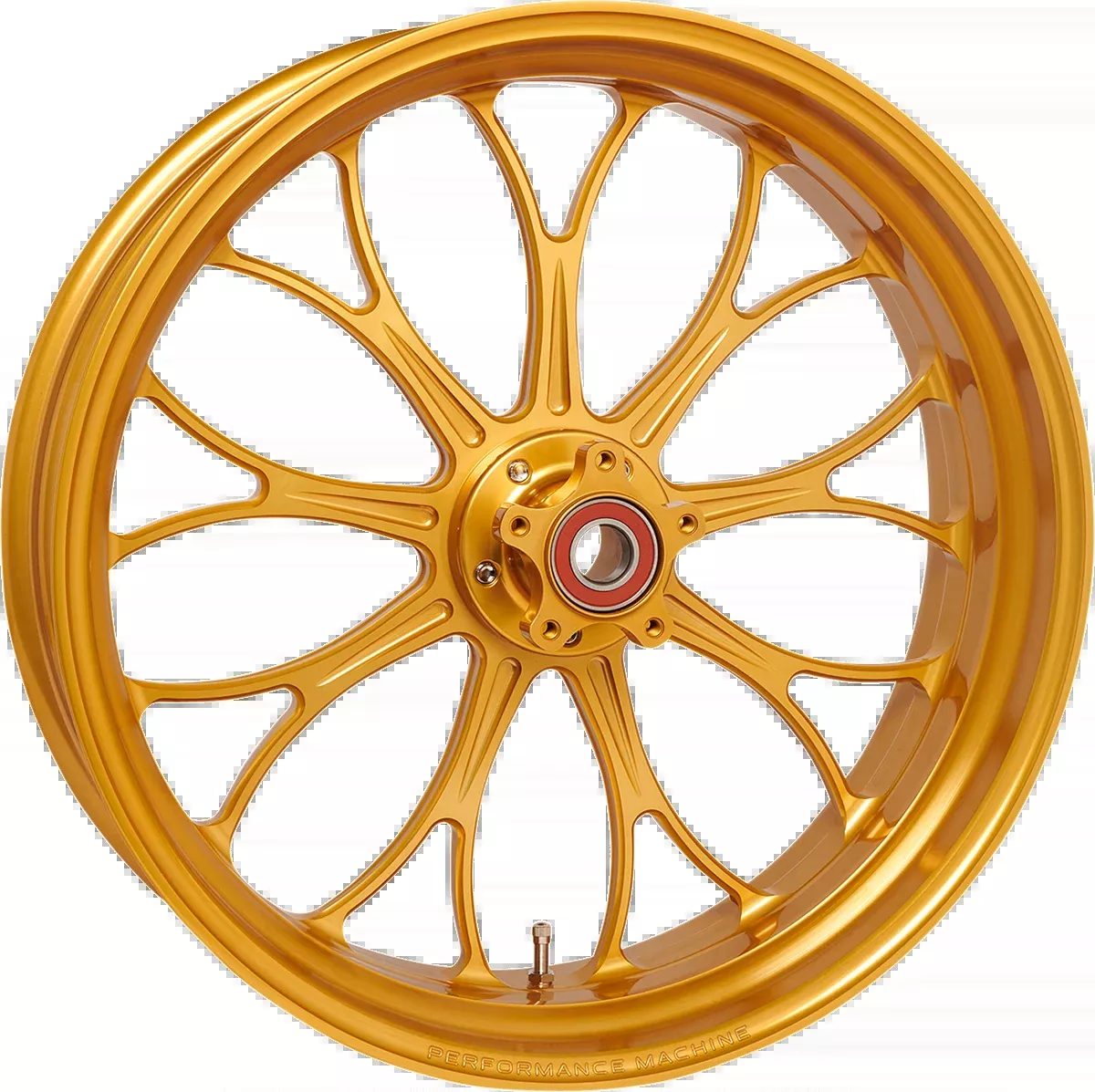 Performance Machine Revolution 18x5.5 Gold Rear Wheel 2009-24 Harley Touring