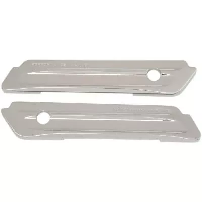 Performance Machine Saddlebag Hinge Covers Smooth Contrast Cut
