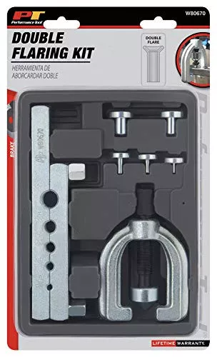 Performance Tool W80670 7-Piece Double Flare Tool Set