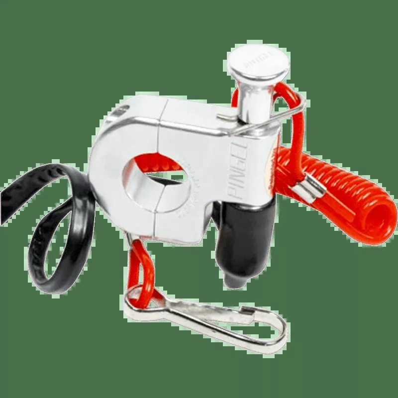 Pingel 1" 2 Pieces H/Bar Kill Switch W/Tether