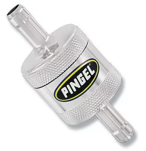 Pingel Chrome 5/16" Fuel Filter In-Line