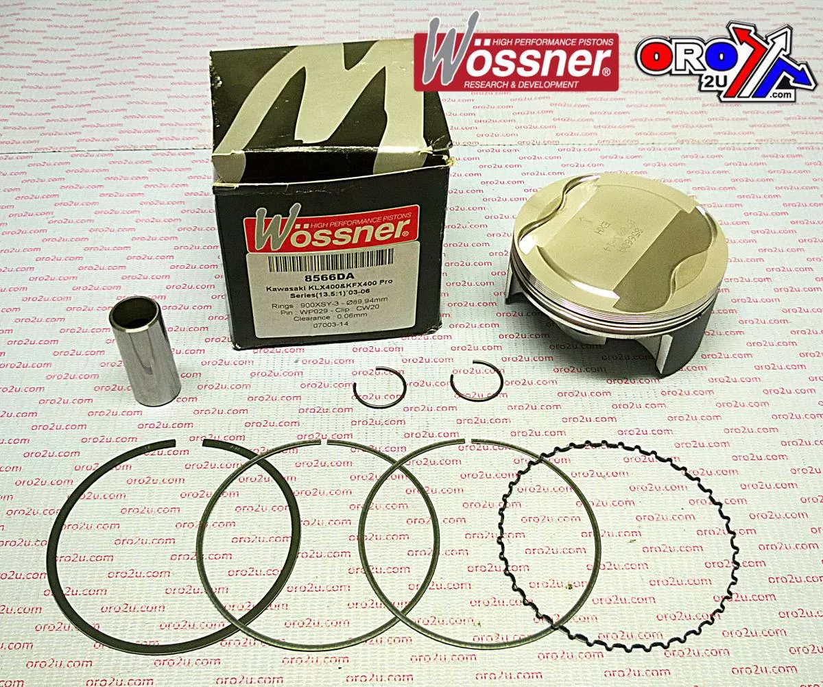 PISTON 03-08 KLX KFX 400 HC 90, WOSSNER WOSSNER KIT 8566DB
