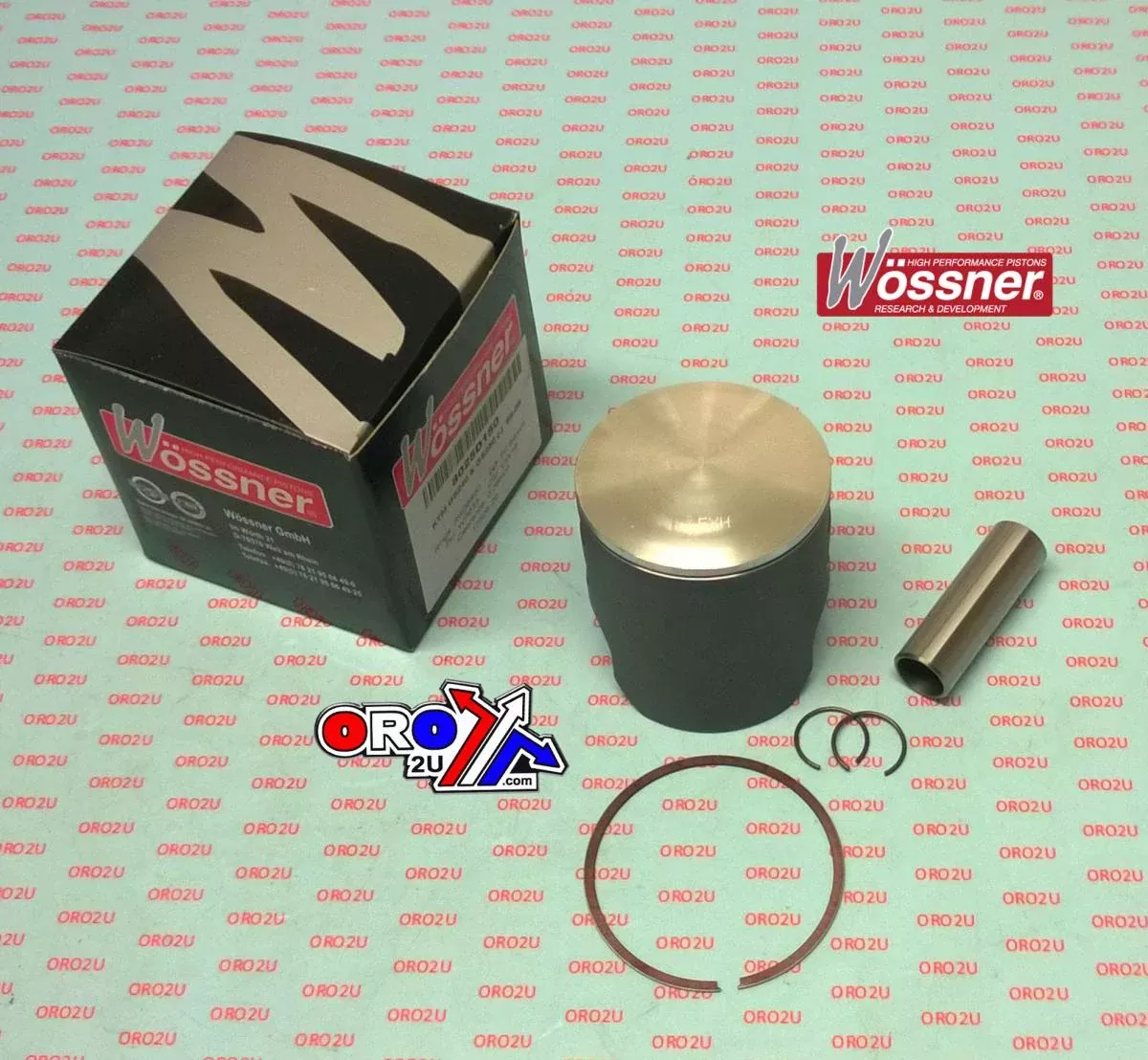 PISTON 85-88 KTM250 GS 66.50, 8025DA FORGED WOSSNER KIT