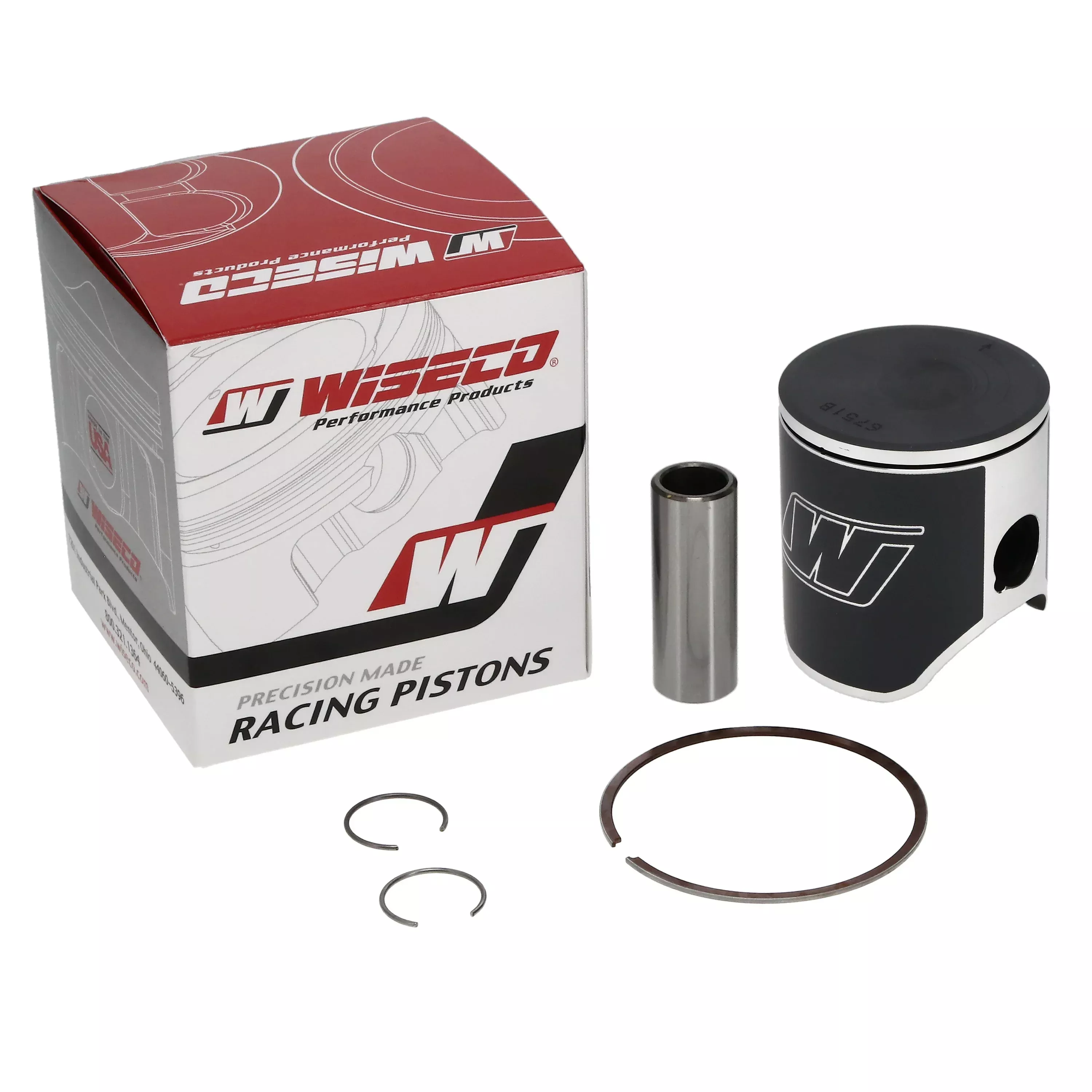 PISTON KIT 02-04 CR250 66.40, 1-RING WISECO 802M06640