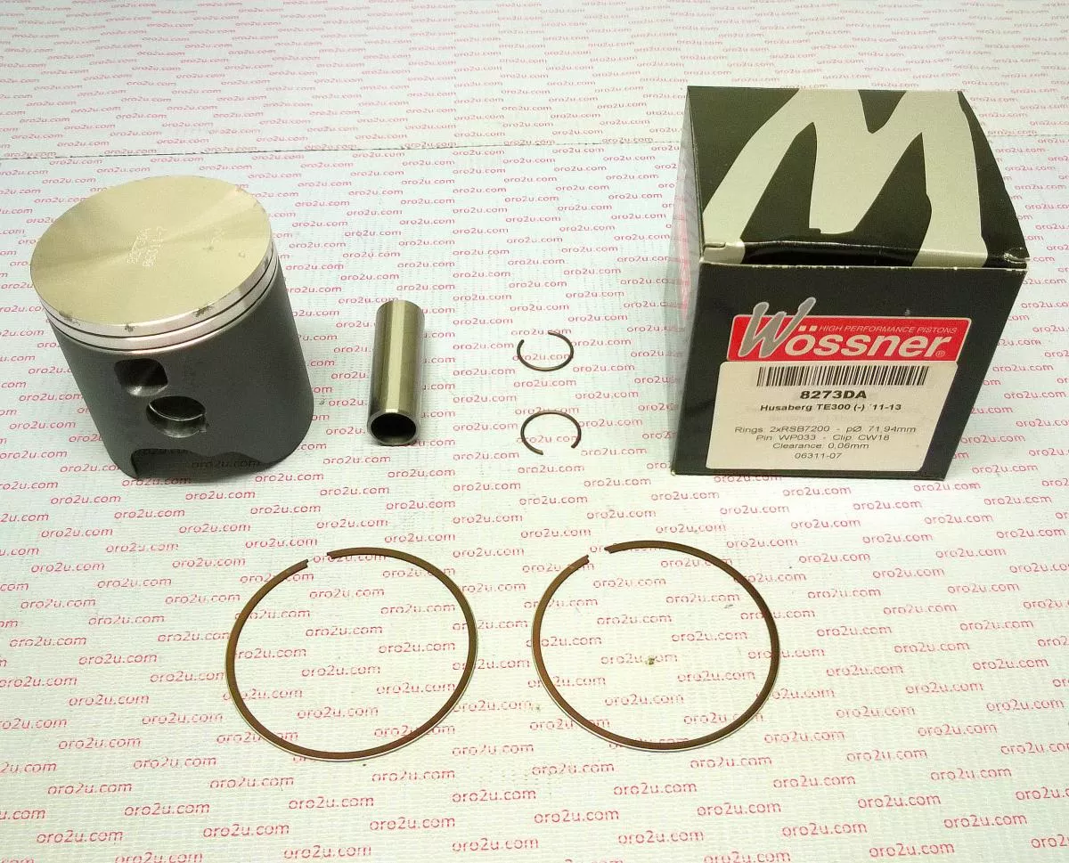 PISTON KIT 11-14 TE300 HUSAB, HUSABERG WOSSNER 8273DA