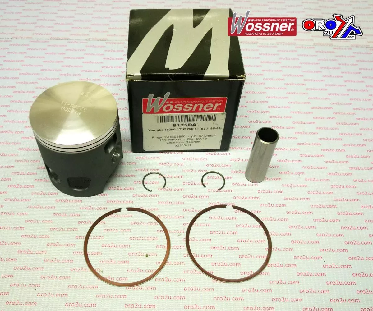 PISTON KIT 1983 IT250 68.50, FORGED WOSSNER 8175D050