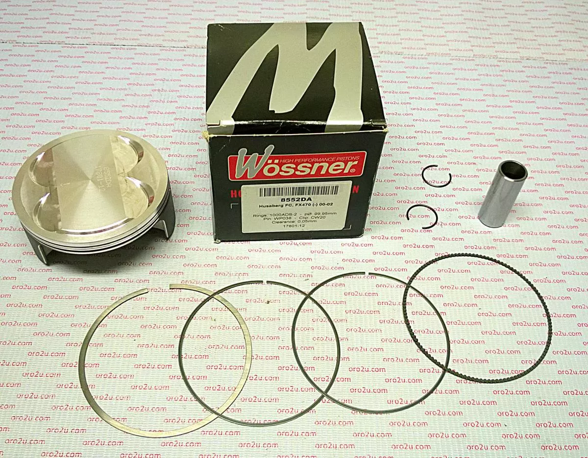 PISTON KIT 470 100.00mm HUSA, WOSSNER 8552DA HUSABERG