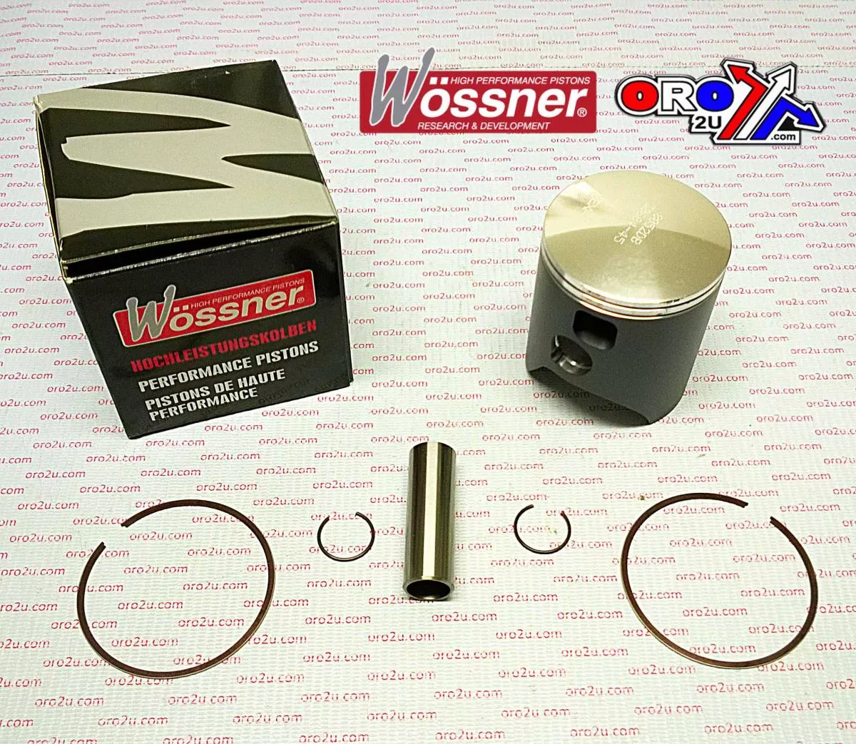 PISTON KIT 97-15 MC EC 66.40, GASGAS WOSSNER 8052DB