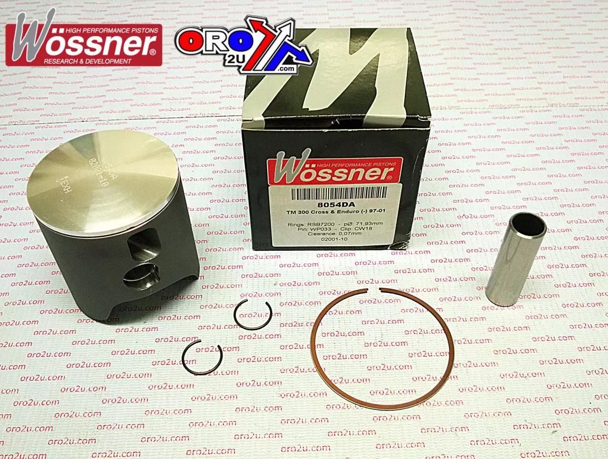 PISTON KIT ALL TM 300 72.00 A WOSSNER 8054DA MX ENDURO