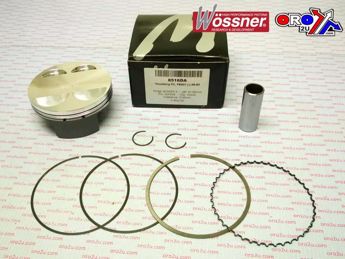 PISTON KIT HUSABERG 501 92.01m, FORGED WOSSNER 8516DB