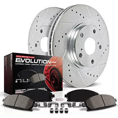 Power Stop K1943 Z23 Evolution Sport Brake Kit - Front fits 2004-2008 Ford F150