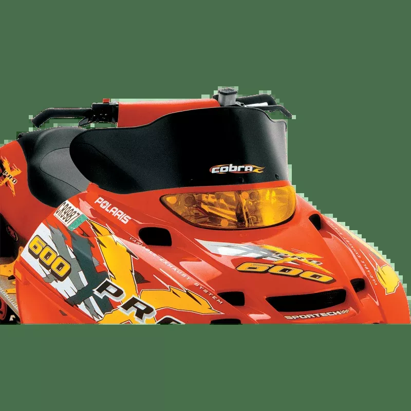 Powermadd Windshield Low 8.5" BK POL