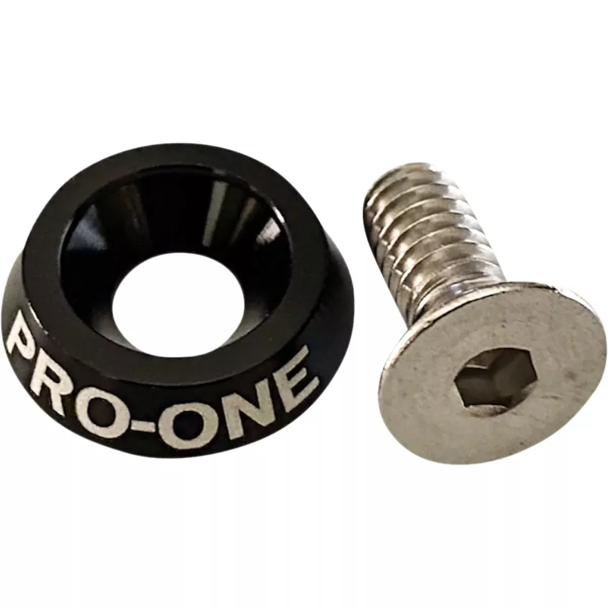 PRO-ONE PERF.MFG. 0820-0166 100200 Seat Bolt 1/4"-20 - black