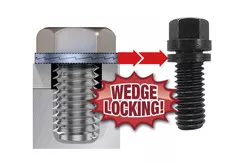 Proform 66752 3/8" x 3/4 Long Wedge Locking Header Bolt, Pack of 16