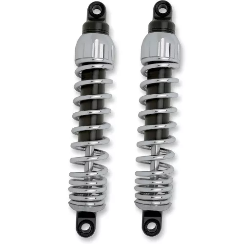 Progressive 444 Series Shocks for 2006-2023 Harley Touring - Chrome