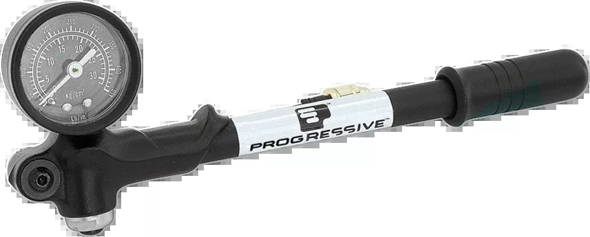 Progressive Suspension Mini 0-300 psi Gauge-Mounted Air Shock Pump for Harley