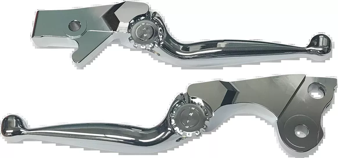 PSR Chrome Journey Adjustable Handlebar Lever Set fits 2018-2024 Indian Chieftain