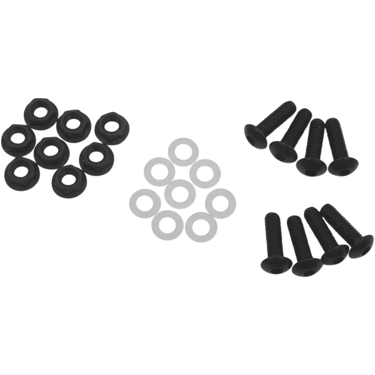 PUIG HI-TECH PARTS 2321-0413 0956N Windscreen Screw Kit black