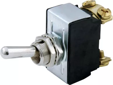 QuickCar Toggle Switch Double Pole 25A 12V 1/2" Mounting Hole 50-505