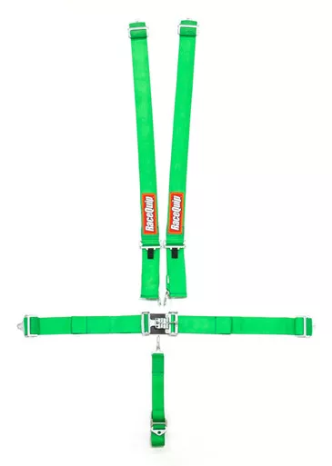 Racequip 5pt Harness Set L&L Green SFI 711071
