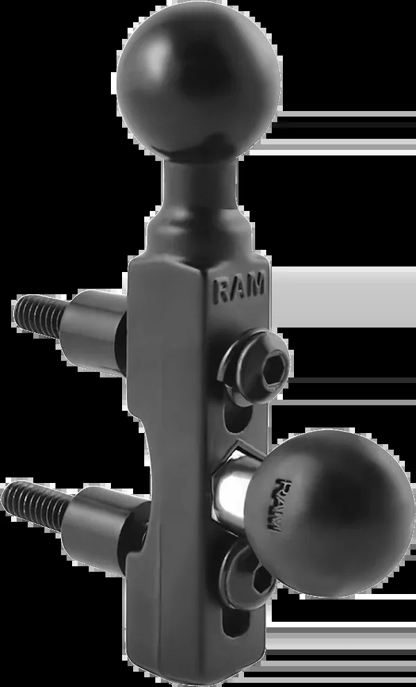 RAM Mounts Motorcycle Brake/Clutch Reservoir Base Mount With 1″ Balls