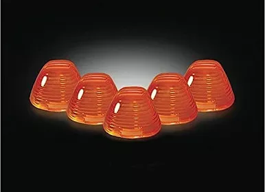 Recon 264142AM 5-Pc Cab Lights Amber Lenses for 1999-2016 Ford Super Duty