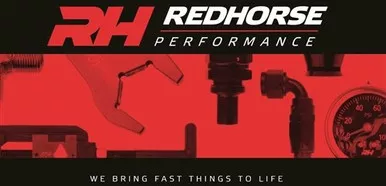 Red Horse Performance 4910-302-24-2 Aluminum Water Neck Black, 1 Pack