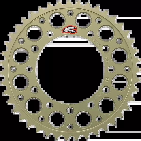 Renthal Rear Sprocket - Aluminum - 43 Tooth - Suzuki/Yamaha