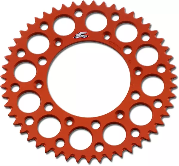 Renthal Rear Sprocket – Aluminum – 51 Tooth – Orange