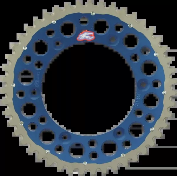 Renthal Twinring™ Rear Sprocket - 50 Tooth - Blue - Yamaha