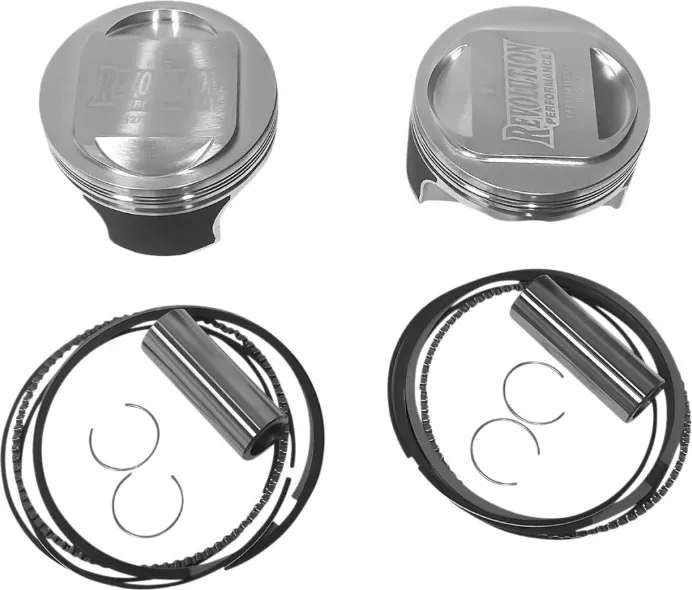 Revolution Performance Domed Piston Kit 3.937 Bore 98 Disp 4 Stroke 10.3:1 Harley 99-17
