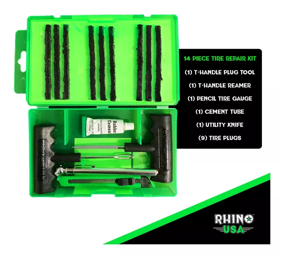 Rhino USA Tire Repair Plug Kit
