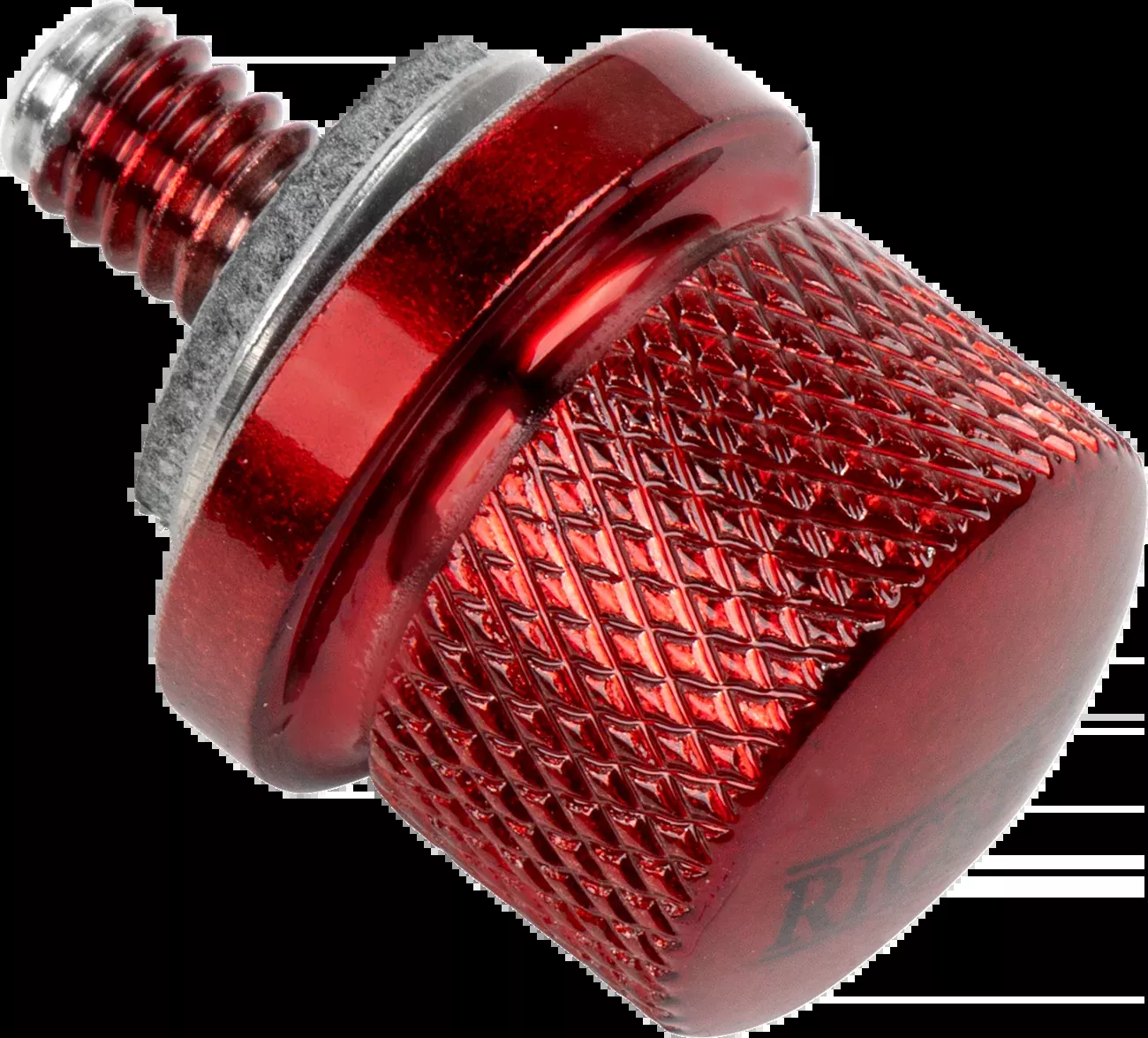 Rickrak Custom Red Stainless Steel 1/4-20 Seat Bolt for 1986-2024 Harley