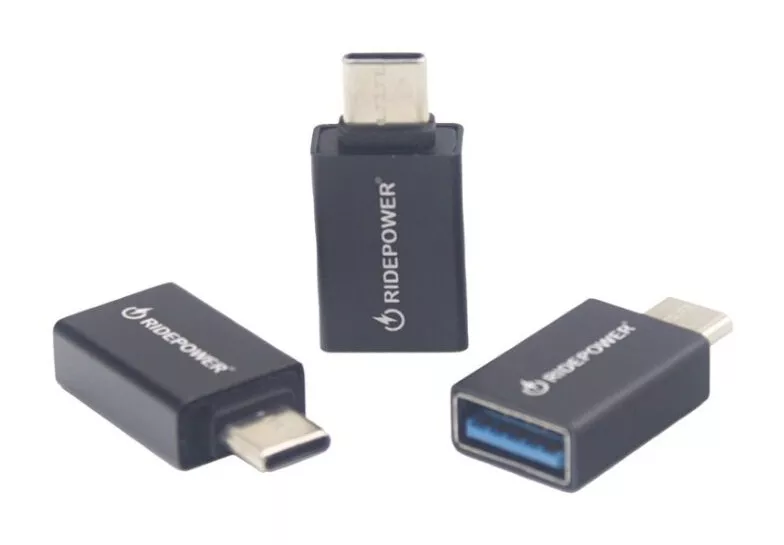 RidePower Male USB To Female USB-C Power Adapter