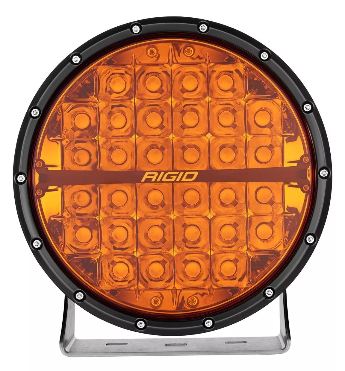 Rigid 360-Series Amber Pro 9 Inch Round Light Pod